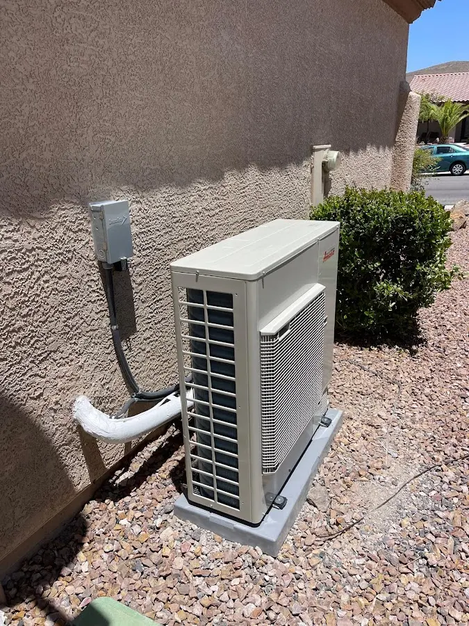 Residential air conditioning condenser unit in Princeton